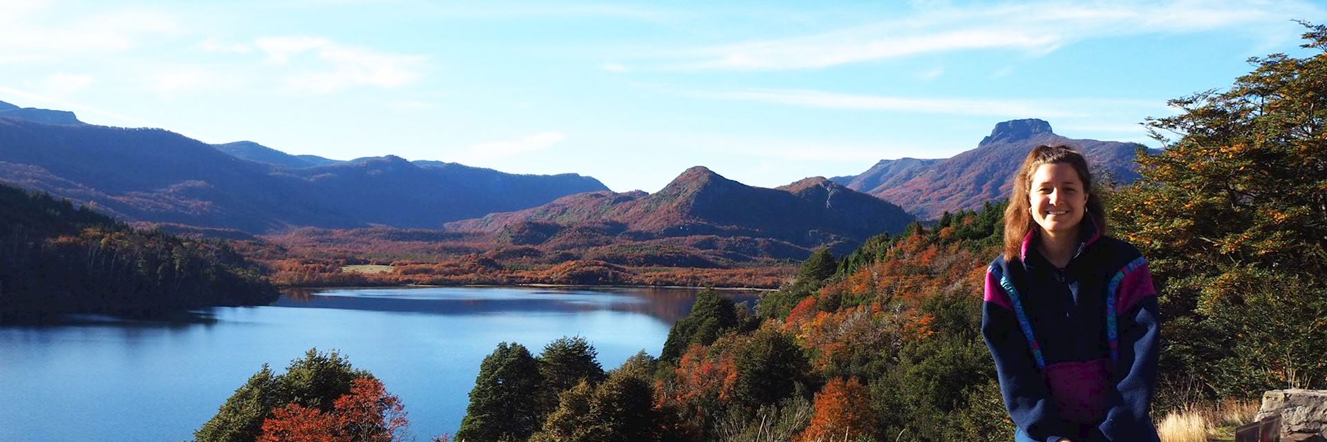 Chloe in Argentinian Lake District