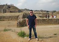 Chris at Monte Albán near Oaxaca, Mexico