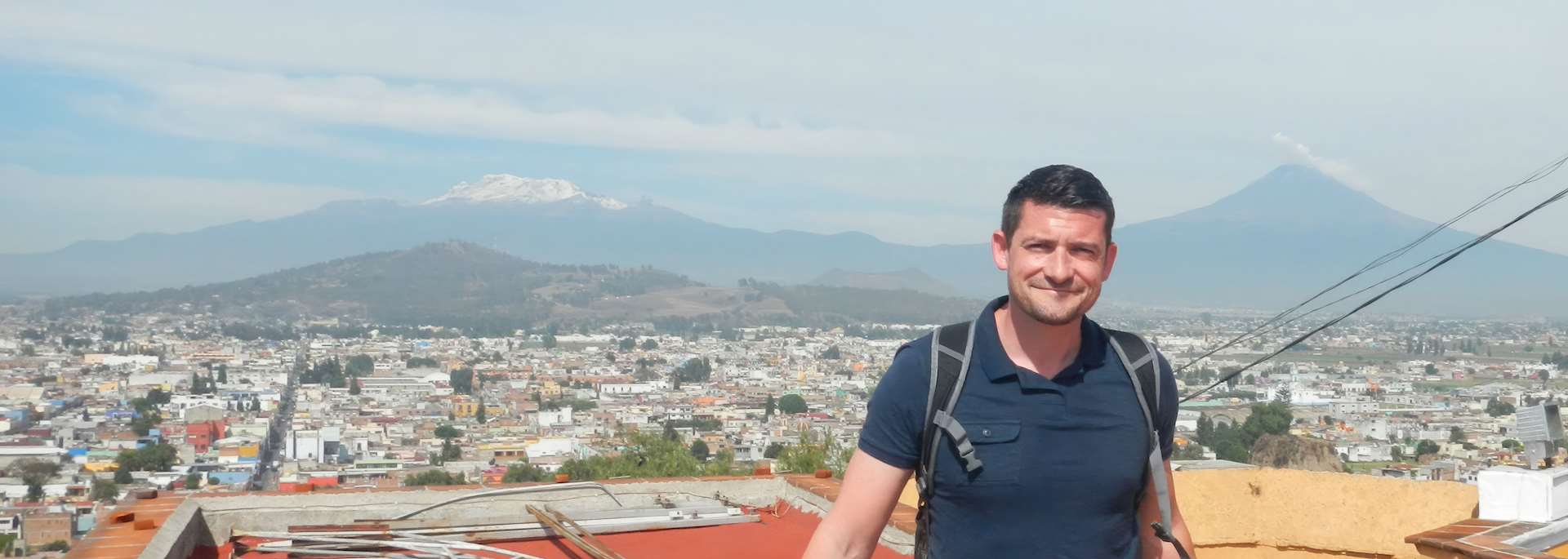 Latin America specialist Chris in Popocatepetl, Mexico