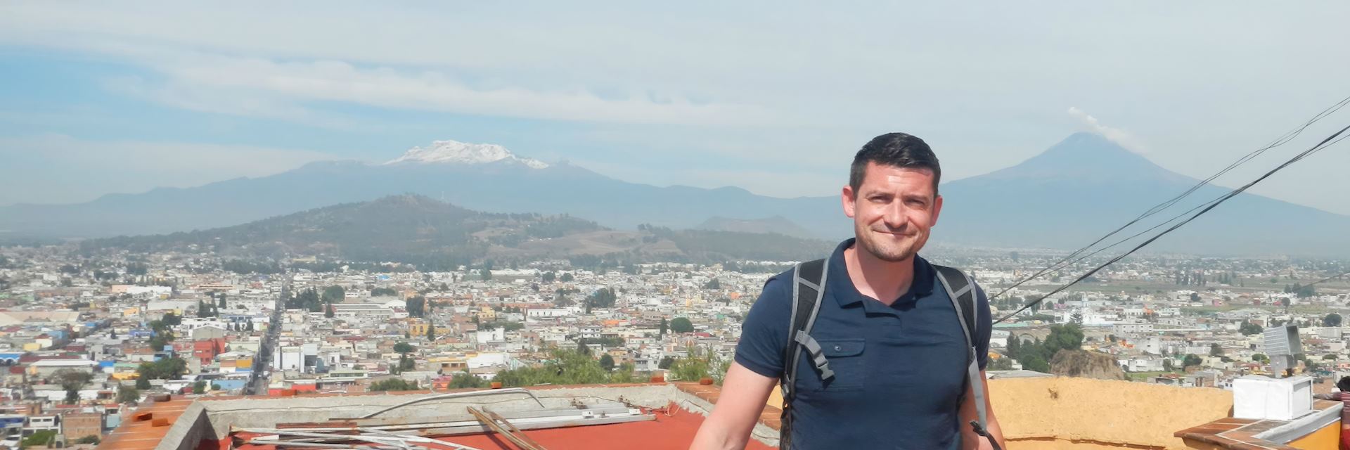 Latin America specialist Chris in Popocatepetl, Mexico