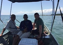 Chris in Cuero y Salado, Honduras