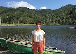 Corina in Las Terrazas, Cuba