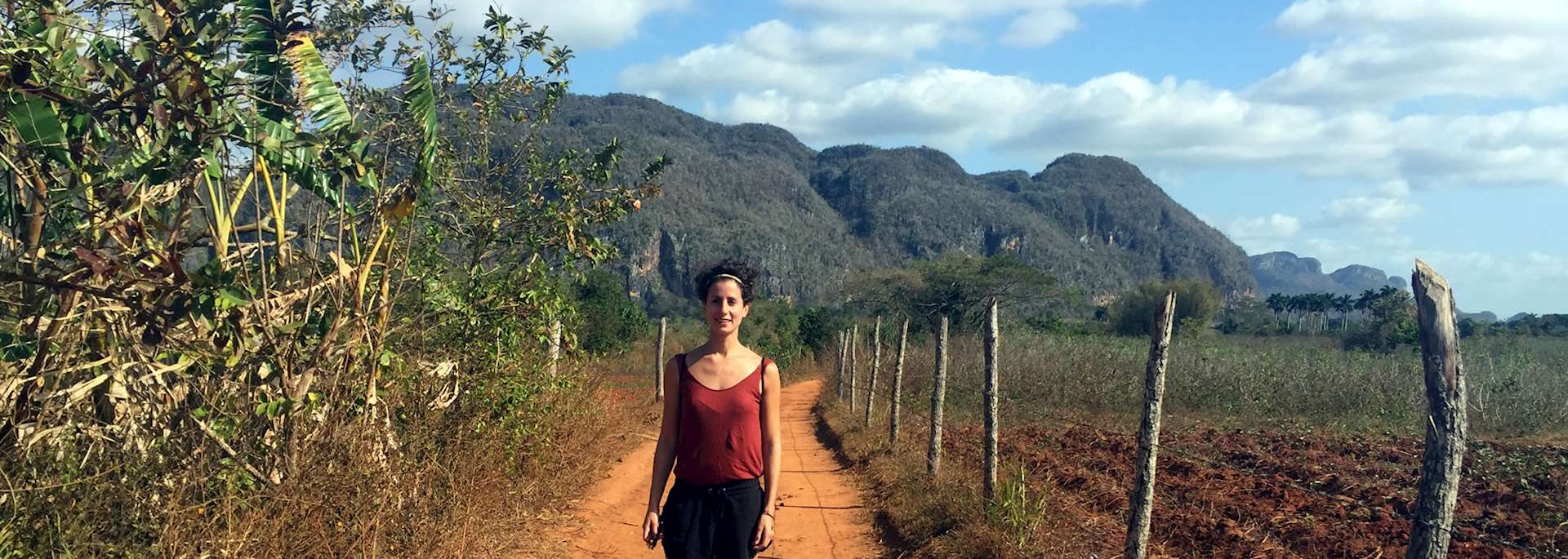 Corina in Viñales, Cuba