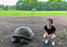Corina on the Galapagos Islands