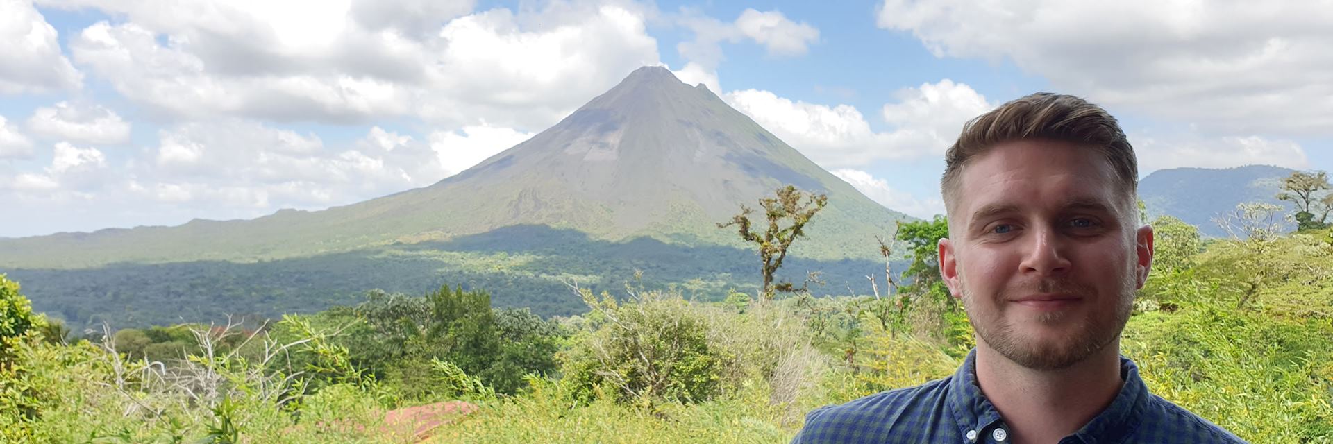 Dan at Arenal Volcano, Costa Rica