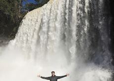 Ed at Iguazú Falls, Argentina