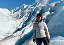 Eleanor on Perito Moreno Glacier, Argentina