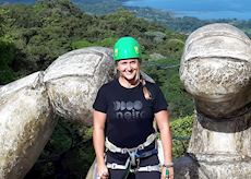Emma at Lago Arenal, Costa Rica