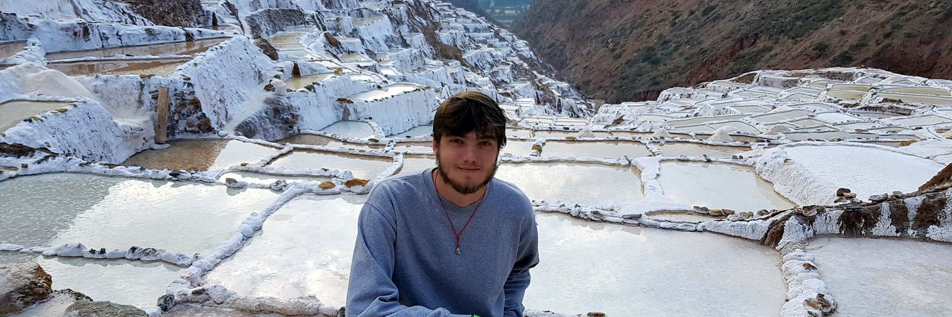 Fin in Salinas de Maras, Peru