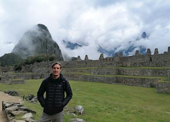 Graham at Machu Picchu, Peru