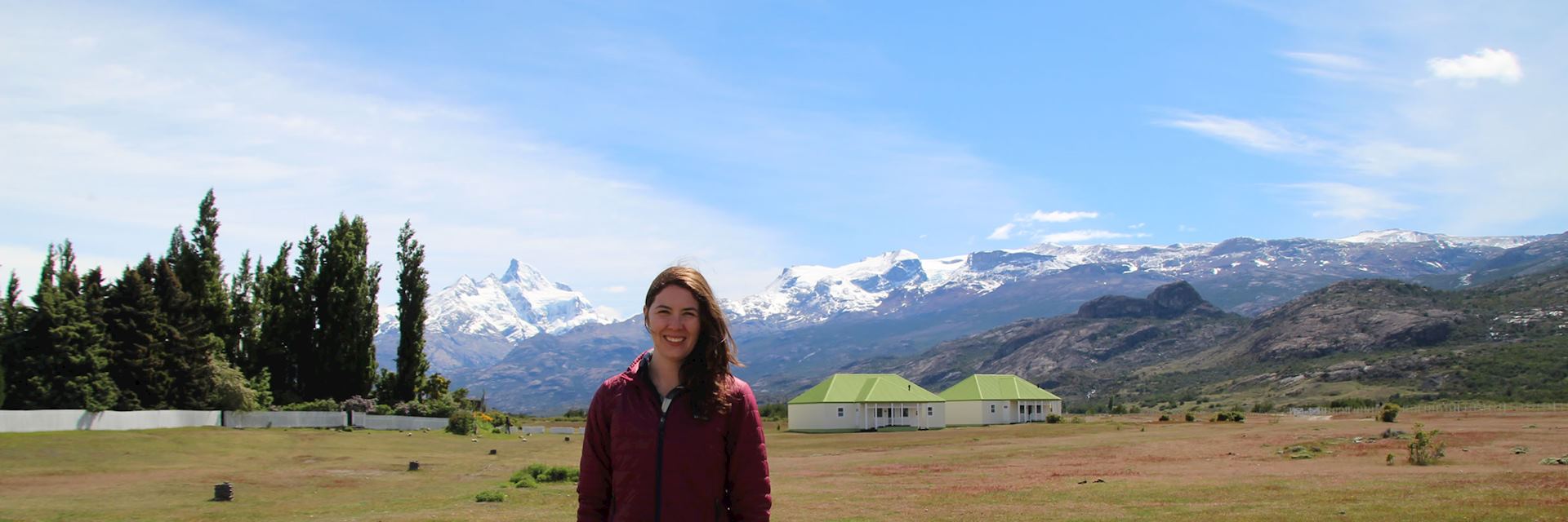 Hayley at Estancia Cristina in El Calafate, Argentina