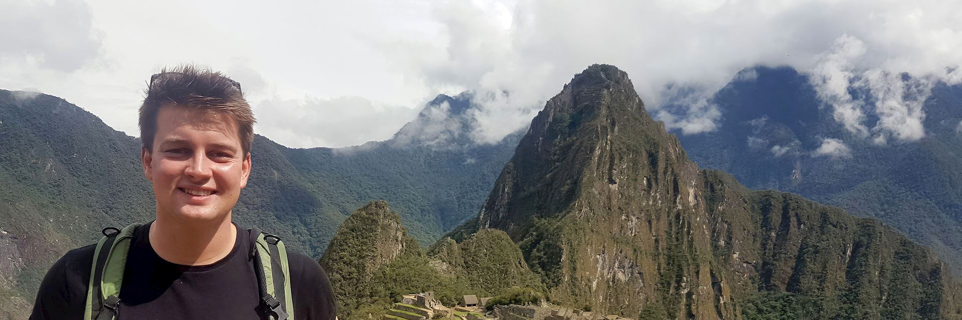 Jonny at Machu Picchu, Peru