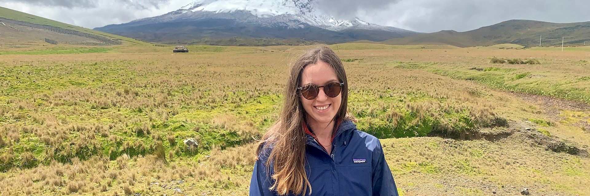 Laura at Volcano Antisana, Ecuador