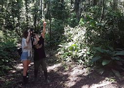 Lauren in the Peruvian Amazon