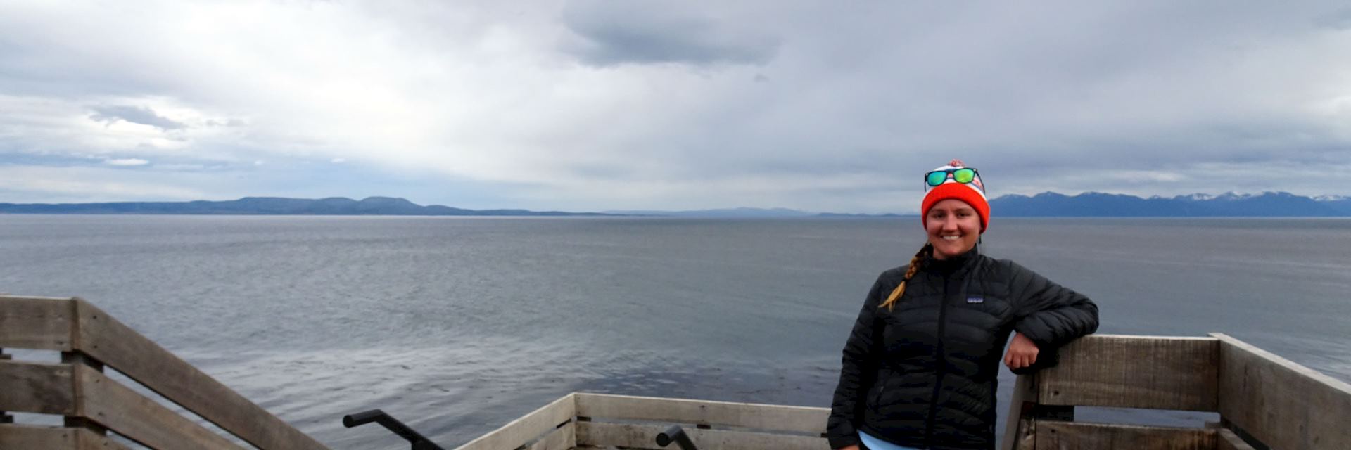 Liz in Puerto Natales, Chile