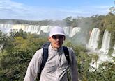 Luc at Iguazú Falls, Argentina