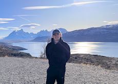 Luc in Torres del Paine National Park, Chile