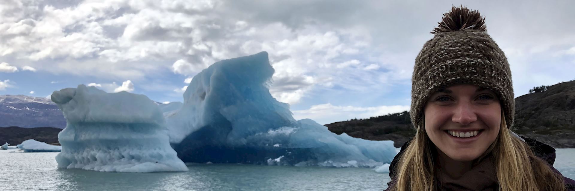Mary in Los Glaciares National Park, Argentina