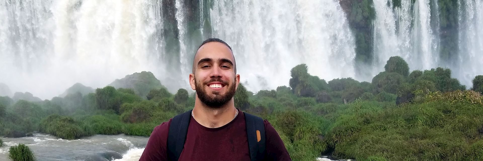Michael at Iguazú Falls, Argentina