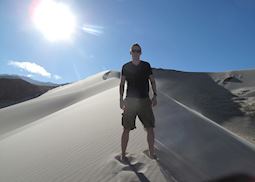Nick in the Puna in the north of Argentina