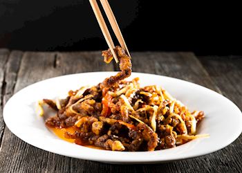 Sichuan pork dish