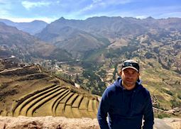 Ryan in the Sacred Valley, Peru