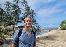 Scott in Tayrona National Park, Colombia