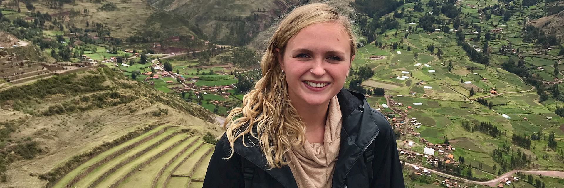 Stephanie in the Sacred Valley, Peru