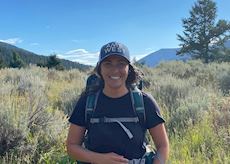 Sydney in Big Sky, Montana, USA