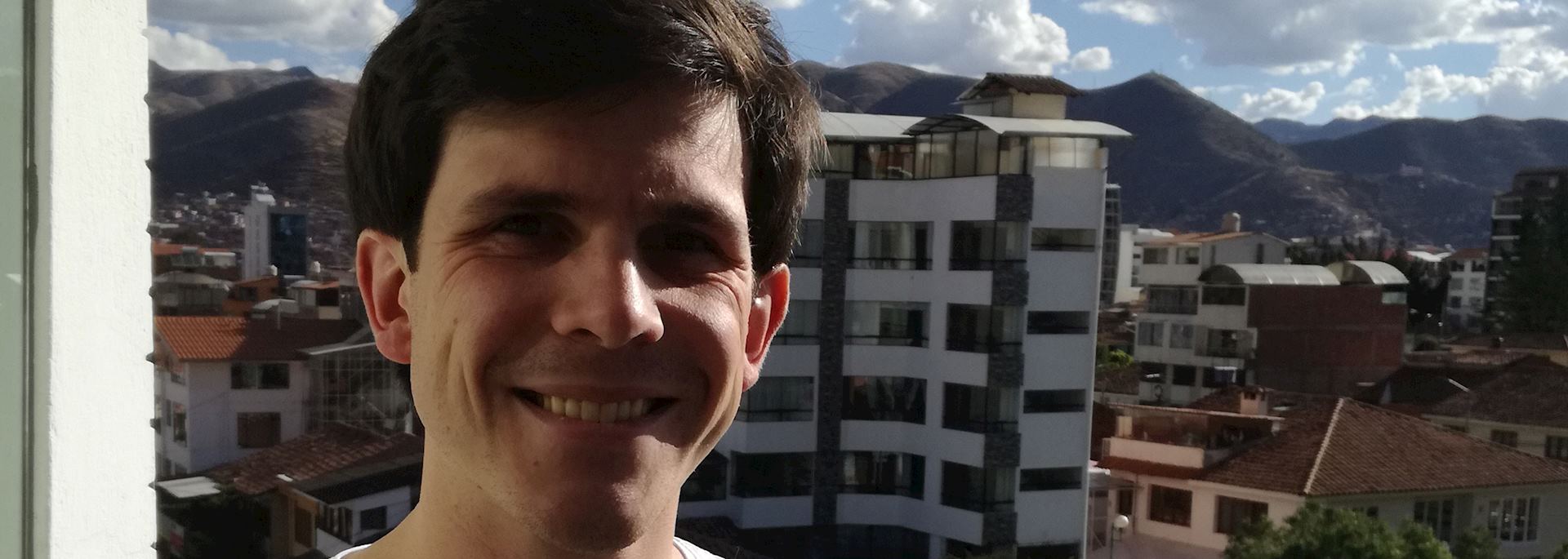Thomas in Cuzco, Peru