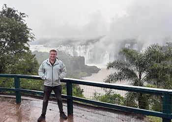 Audley specialist Tim at Iguaçu Falls, Brazil