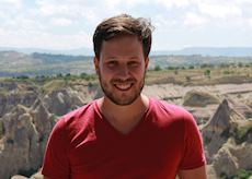 John exploring Cappadocia, Turkey