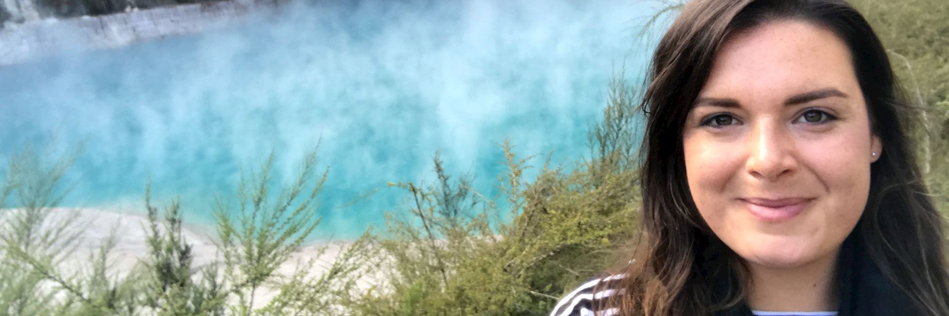 Esther in Rotorua, New Zealand