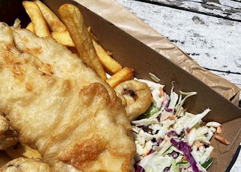 Fish and chips in New Zealand