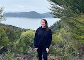 Keshia in Abel Tasman National Park, New Zealand