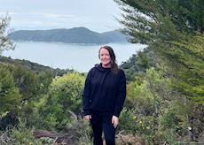 Keshia in Abel Tasman National Park, New Zealand