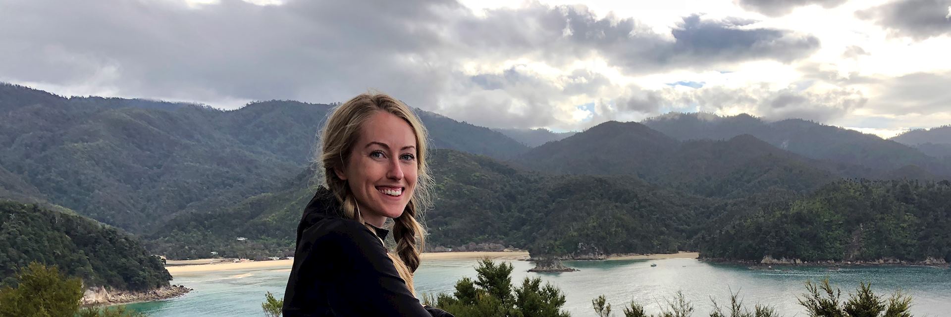Mary in Abel Tasman National Park, New Zealand