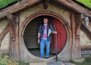 Mickey on the Lord of the Rings set