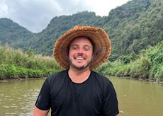 Alex in Thung Nham National Park, Vietnam