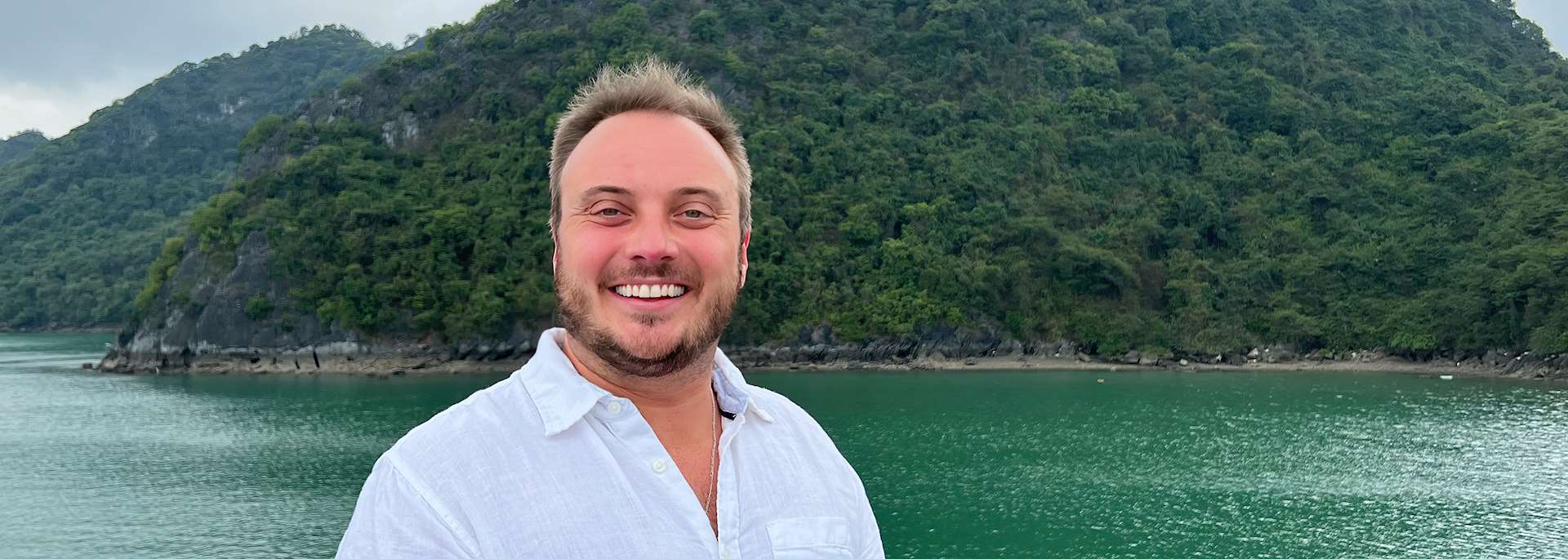 Alex at Halong Bay, Vietnam