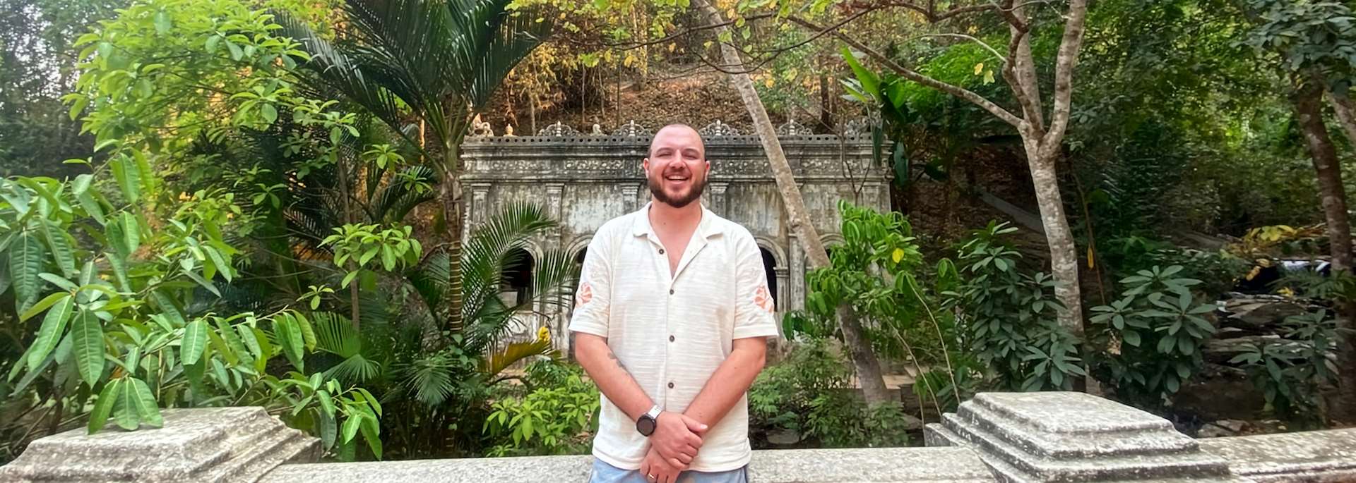 Andrew visiting Chiang Mai, Thailand