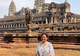 Anna at Angkor Wat, Cambodia