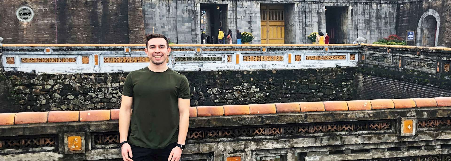 Cato at the Citadel in Hue, Vietnam