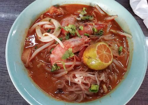 Seafood laksa