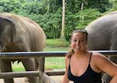 Claire at Elephant Hills, Thailand