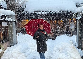 Gemma enjoying Japan