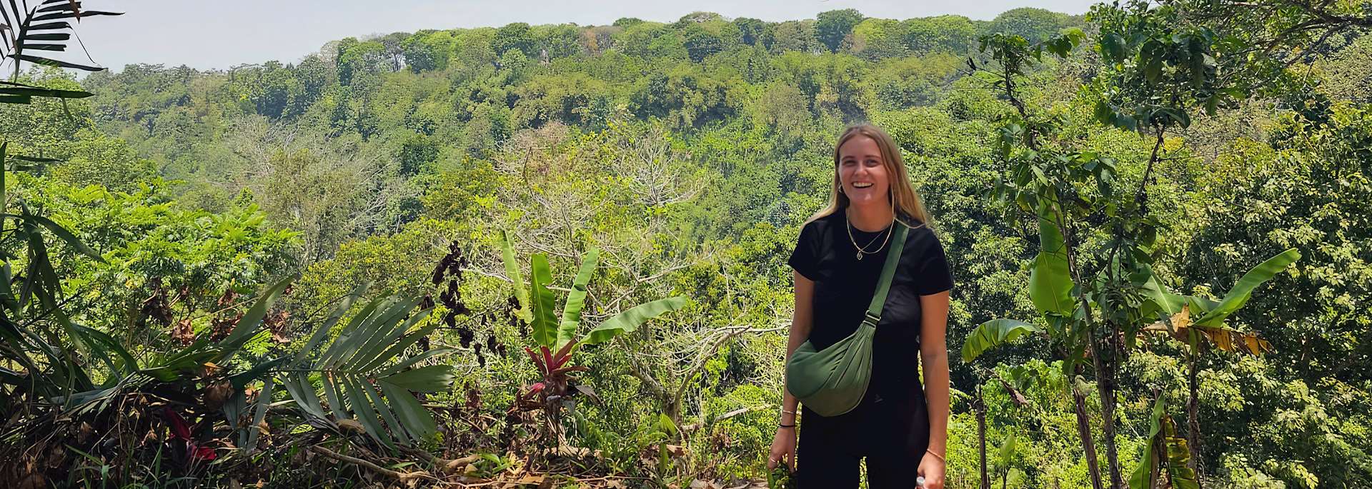 Georgia visiting Bali, Indonesia