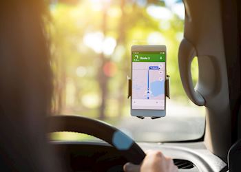 Smart phone with Google Maps