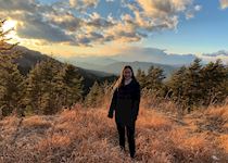 Hannah at View Point near Kiso Fukushima