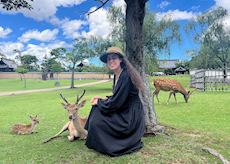Iman in Nara, Japan